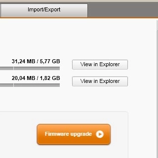 Select Firmware upgrade.The device software is updated.
