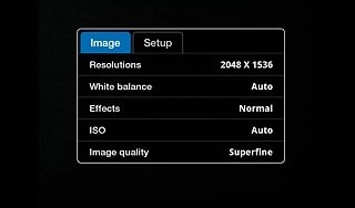 Press Image quality.