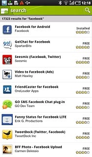 Press the search icon.