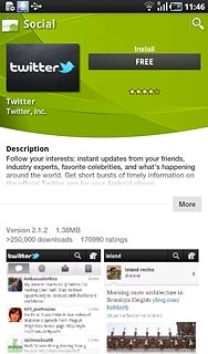 Press the field below Install.