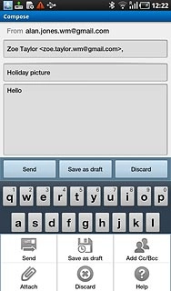 Press Attach.Go to the required folder.
