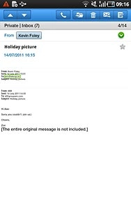 Press the delete icon.