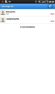 Press the new message icon.