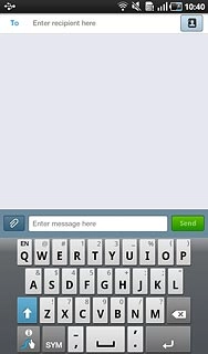Press and hold the Swype icon.