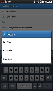 Press My files.Go to the required folder.