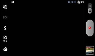 Press the video length icon.