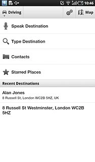 Starred Places, go to 2d.