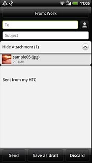 Write subject and text for your email message.Press Send.