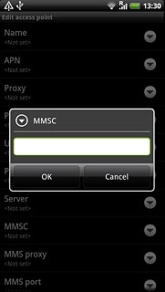 Key in http://pxt.vodafone.net.au/pxtsend and press OK.