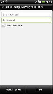 Press Password and key in your password.