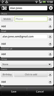 Press Phone number and key in the required phone number.