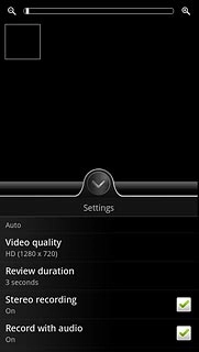 Press Record with audio to turn the function on or off.