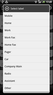 Press the required number type.