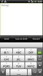 To key in more numbers or symbols:Press 12#.