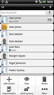 Press Import/Export.