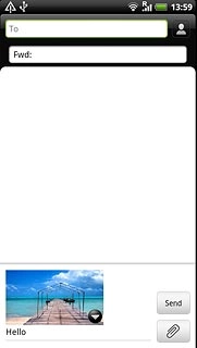 Press To.Key in the first letters of the required contact.Matching contacts are displayed.