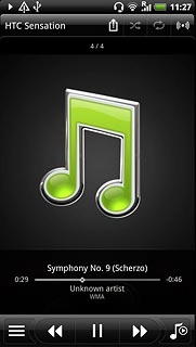 Press the sound quality icon.