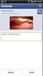 Press Add a caption here and key in text for the picture.