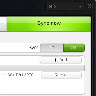 Select Sync now to transfer audio files from your computer to your phone.