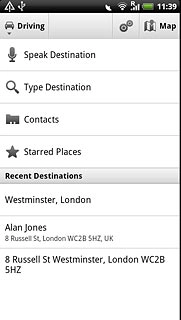 Starred Places, go to 2d.