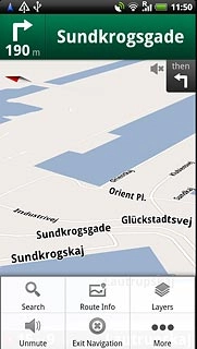 Press Exit Navigation.