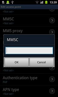 Key in http://pxt.vodafone.net.au/pxtsend and press OK.