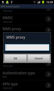 Key in 10.202.002.060 and press OK.