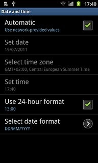 When the box next to the menu item is ticked (V), the function is turned on.