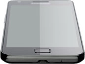 Connect the charger to the phone socket and to a wall socket.