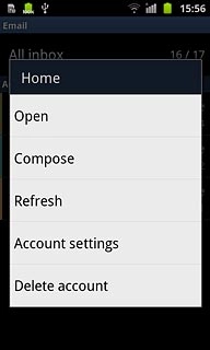 Press Account settings.