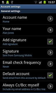 When the box next to the menu item is ticked (V), the function is turned on.