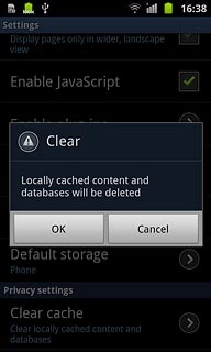 Press OK to confirm.