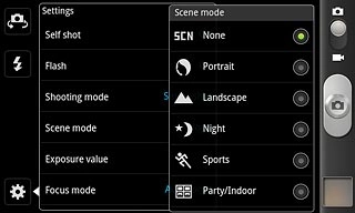 Press None or the required setting.