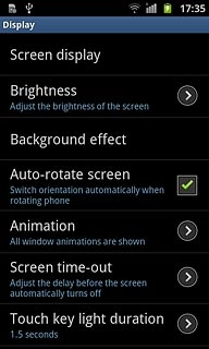 Press Screen time-out.