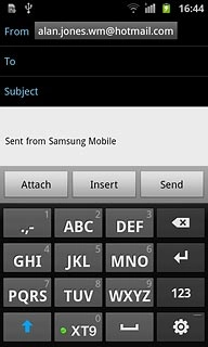 Press once on each letter to write the required word.A number of words based on the letters you've keyed in are displayed.