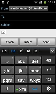 Press arrow down to see more words.