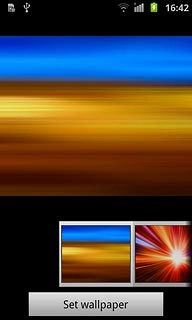 Press Set wallpaper.