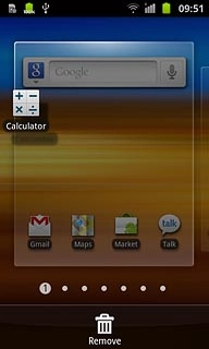 Drag the shortcut to the delete icon.
