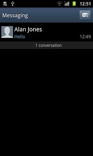 You have a number of options when you've read the text message.Press the required sender.Choose one of the following options:Reply to text message, go to 3a.Forward text message, go to 3b.Delete text message, go to 3c.
