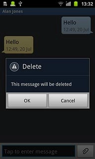 Press OK to confirm.