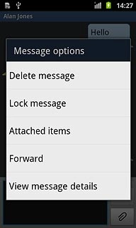 Press Forward.Key in the first letters of the required contact.Matching contacts are displayed.