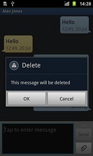 Press OK to confirm.