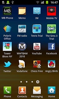Press the application you've just downloaded.Follow the instructions on the display to use the application.