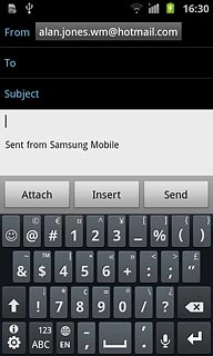 Press the required number or the required symbol.