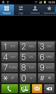 Press the Keypad tab.Key in #31# followed by the number you want to call.