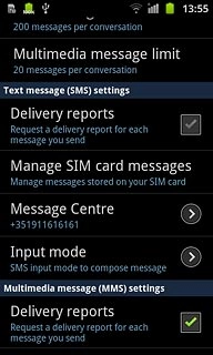 When the box next to the menu item is ticked (V), the function is turned on.