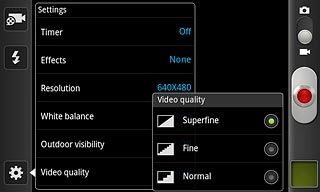 Press Superfine, Fine or Normal.