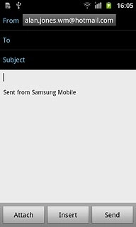 Press and hold the text input field until a pop-up menu is displayed.