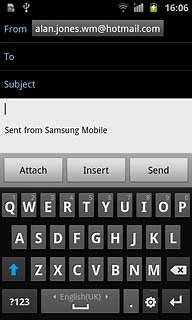 Press the settings icon (a gear wheel).
