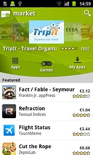 Press the search icon.